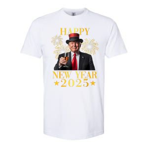 Happy New Year 2025 Funny Trump New Year New America Softstyle CVC T-Shirt