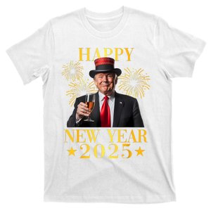 Happy New Year 2025 Funny Trump New Year New America T-Shirt