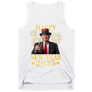 Happy New Year 2025 Funny Trump New Year New America Tank Top