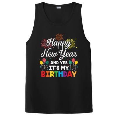 Happy New Year And Yes Its My Birthday His And Her Gift Idea Gift PosiCharge Competitor Tank