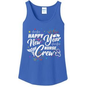 Happy New Year Nurse Crew Fireworks New Years Eve Party 2025 Gift Ladies Essential Tank