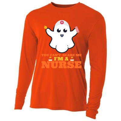 Halloween Nurse You CanT Scare Me IM A Nurse Cool Gift Cooling Performance Long Sleeve Crew