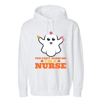 Halloween Nurse You CanT Scare Me IM A Nurse Cool Gift Garment-Dyed Fleece Hoodie