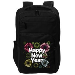 Happy New Year Party Fireworks Years Eve Cute Gift Impact Tech Backpack