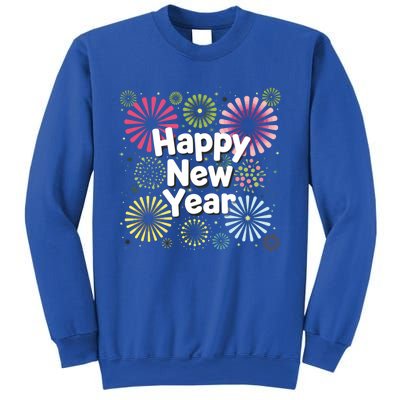 Happy New Year Party Fireworks Years Eve Cute Gift Sweatshirt