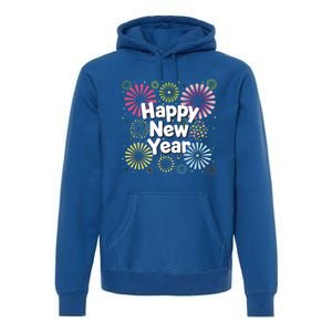 Happy New Year Party Fireworks Years Eve Cute Gift Premium Hoodie