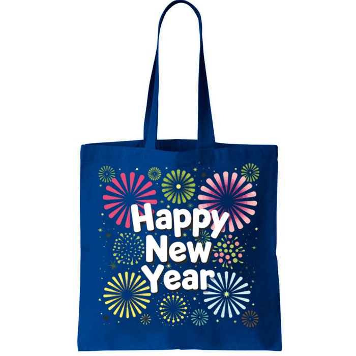 Happy New Year Party Fireworks Years Eve Cute Gift Tote Bag