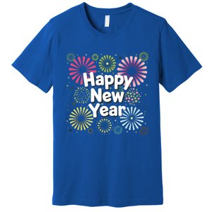 Happy New Year Party Fireworks Years Eve Cute Gift Premium T-Shirt