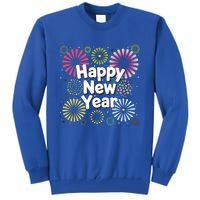 Happy New Year Party Fireworks Years Eve Cute Gift Tall Sweatshirt