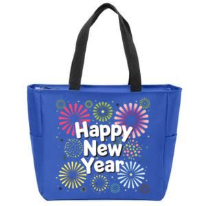 Happy New Year Party Fireworks Years Eve Cute Gift Zip Tote Bag