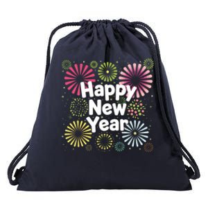 Happy New Year Party Fireworks Years Eve Cute Gift Drawstring Bag