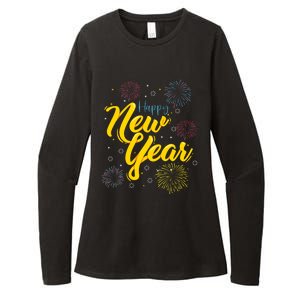 Happy New Year Eve Gift Womens CVC Long Sleeve Shirt