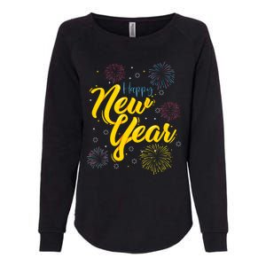 Happy New Year Eve Gift Womens California Wash Sweatshirt