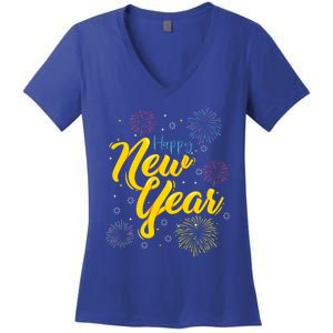 Happy New Year Eve Gift Women's V-Neck T-Shirt