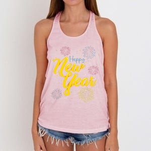 Happy New Year Eve Gift Women's Knotted Racerback Tank