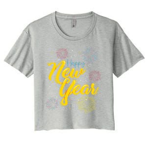 Happy New Year Eve Gift Women's Crop Top Tee