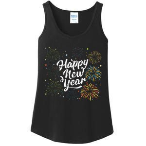 Happy New Year Party Funny New Year's Eve Ladies Essential Tank