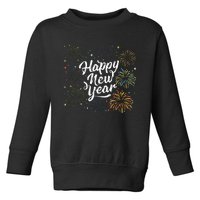 Happy New Year Party Funny New Year's Eve Toddler Sweatshirt