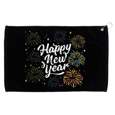 Happy New Year Party Funny New Year's Eve Grommeted Golf Towel