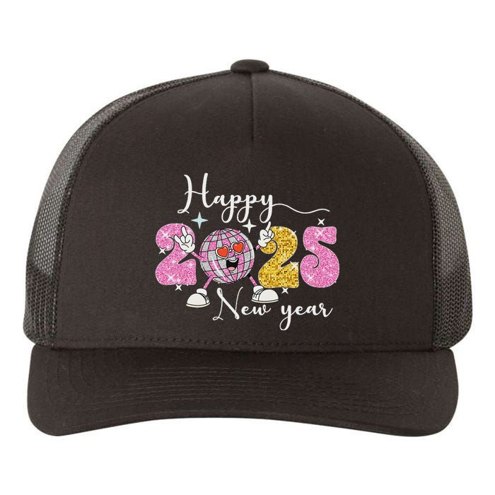 Happy New Year 2025 Party Family Matching Yupoong Adult 5-Panel Trucker Hat