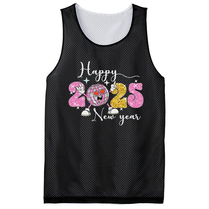 Happy New Year 2025 Party Family Matching Mesh Reversible Basketball Jersey Tank