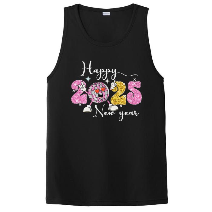 Happy New Year 2025 Party Family Matching PosiCharge Competitor Tank