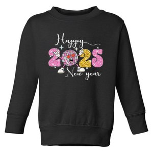 Happy New Year 2025 Party Family Matching Toddler Sweatshirt