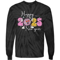 Happy New Year 2025 Party Family Matching Tie-Dye Long Sleeve Shirt