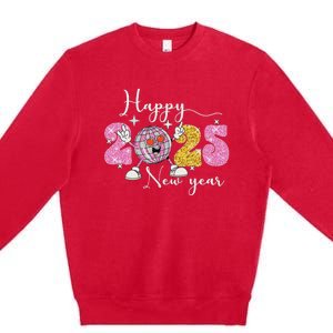 Happy New Year 2025 Party Family Matching Premium Crewneck Sweatshirt