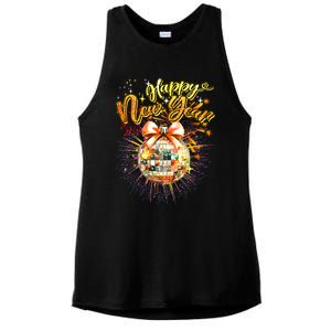 Happy New Year Retro Groovy Disco New Years Eve Fireworks Great Gift Ladies PosiCharge Tri-Blend Wicking Tank