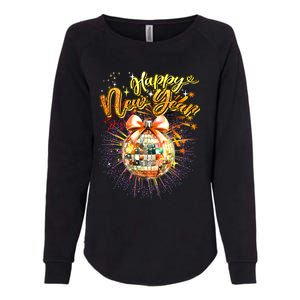 Happy New Year Retro Groovy Disco New Years Eve Fireworks Great Gift Womens California Wash Sweatshirt