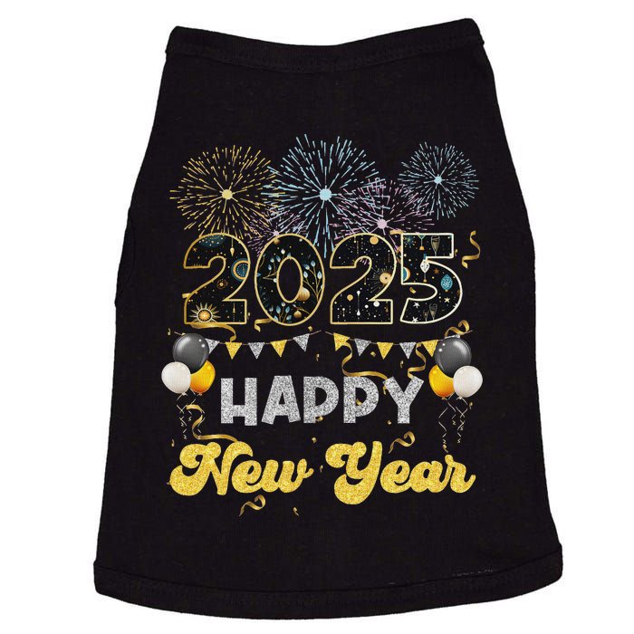 Happy New Year Party 2025 Ballon Family Matching Doggie Tank