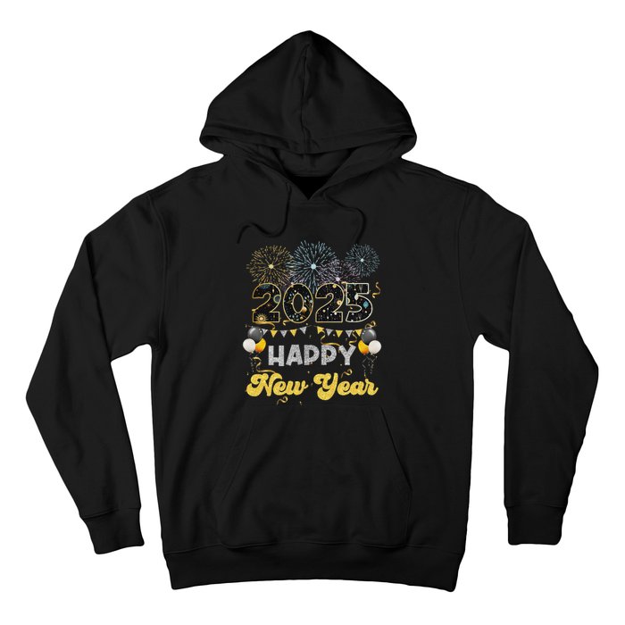 Happy New Year Party 2025 Ballon Family Matching Hoodie