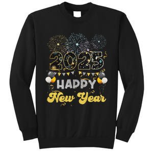 Happy New Year Party 2025 Ballon Family Matching Sweatshirt