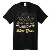 Happy New Year Party 2025 Ballon Family Matching Tall T-Shirt