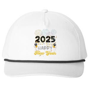 Happy New Year Party 2025 Ballon Family Matching Snapback Five-Panel Rope Hat