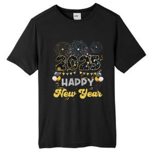 Happy New Year Party 2025 Ballon Family Matching Tall Fusion ChromaSoft Performance T-Shirt