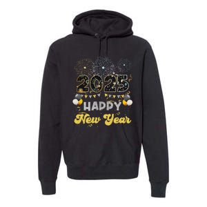 Happy New Year Party 2025 Ballon Family Matching Premium Hoodie