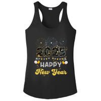 Happy New Year Party 2025 Ballon Family Matching Ladies PosiCharge Competitor Racerback Tank