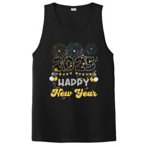 Happy New Year Party 2025 Ballon Family Matching PosiCharge Competitor Tank