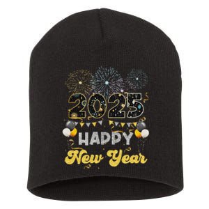 Happy New Year Party 2025 Ballon Family Matching Short Acrylic Beanie