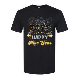 Happy New Year Party 2025 Ballon Family Matching Softstyle CVC T-Shirt