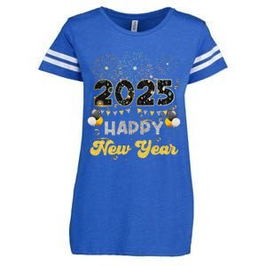 Happy New Year Party 2025 Ballon Family Matching Enza Ladies Jersey Football T-Shirt