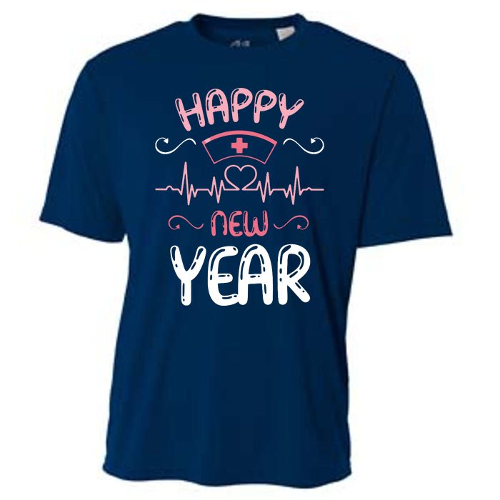 Happy New Year Nurses Happy New Years Eve Cooling Performance Crew T-Shirt