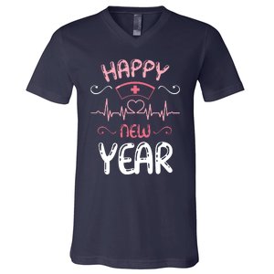 Happy New Year Nurses Happy New Years Eve V-Neck T-Shirt