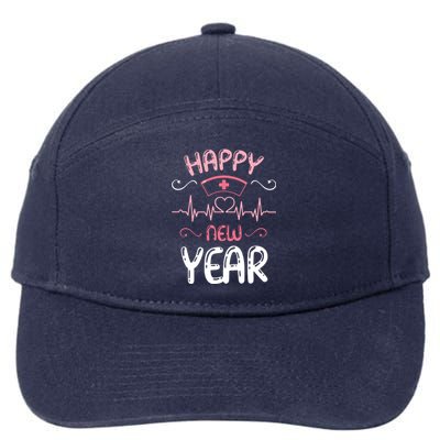 Happy New Year Nurses Happy New Years Eve 7-Panel Snapback Hat