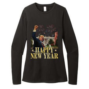 Happy New Year Party 2025 Trump 2024 Take America Back Womens CVC Long Sleeve Shirt