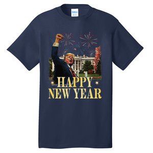 Happy New Year Party 2025 Trump 2024 Take America Back Tall T-Shirt