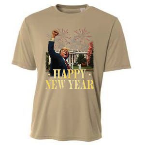 Happy New Year Party 2025 Trump 2024 Take America Back Cooling Performance Crew T-Shirt