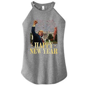 Happy New Year Party 2025 Trump 2024 Take America Back Women's Perfect Tri Rocker Tank